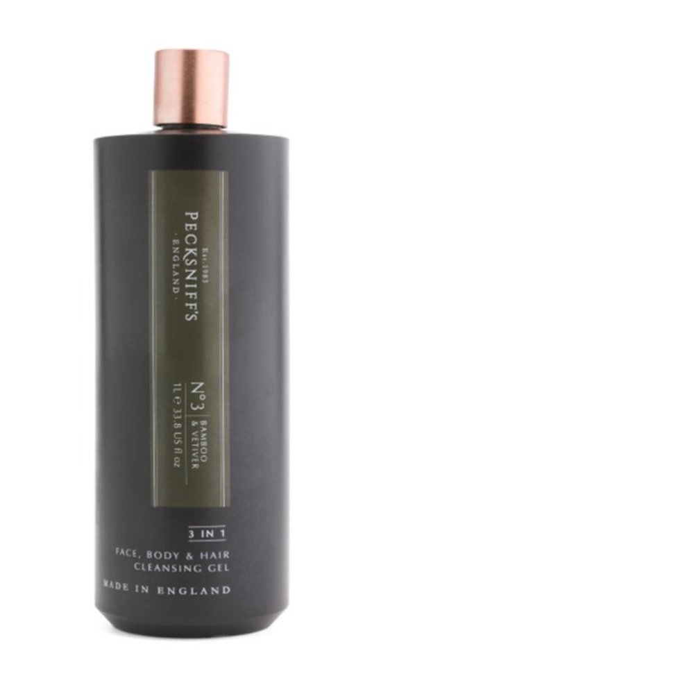 Pecksniffs Invigorating Sandalwood Face Body & Hair Cleansing Gel Jumbo Size